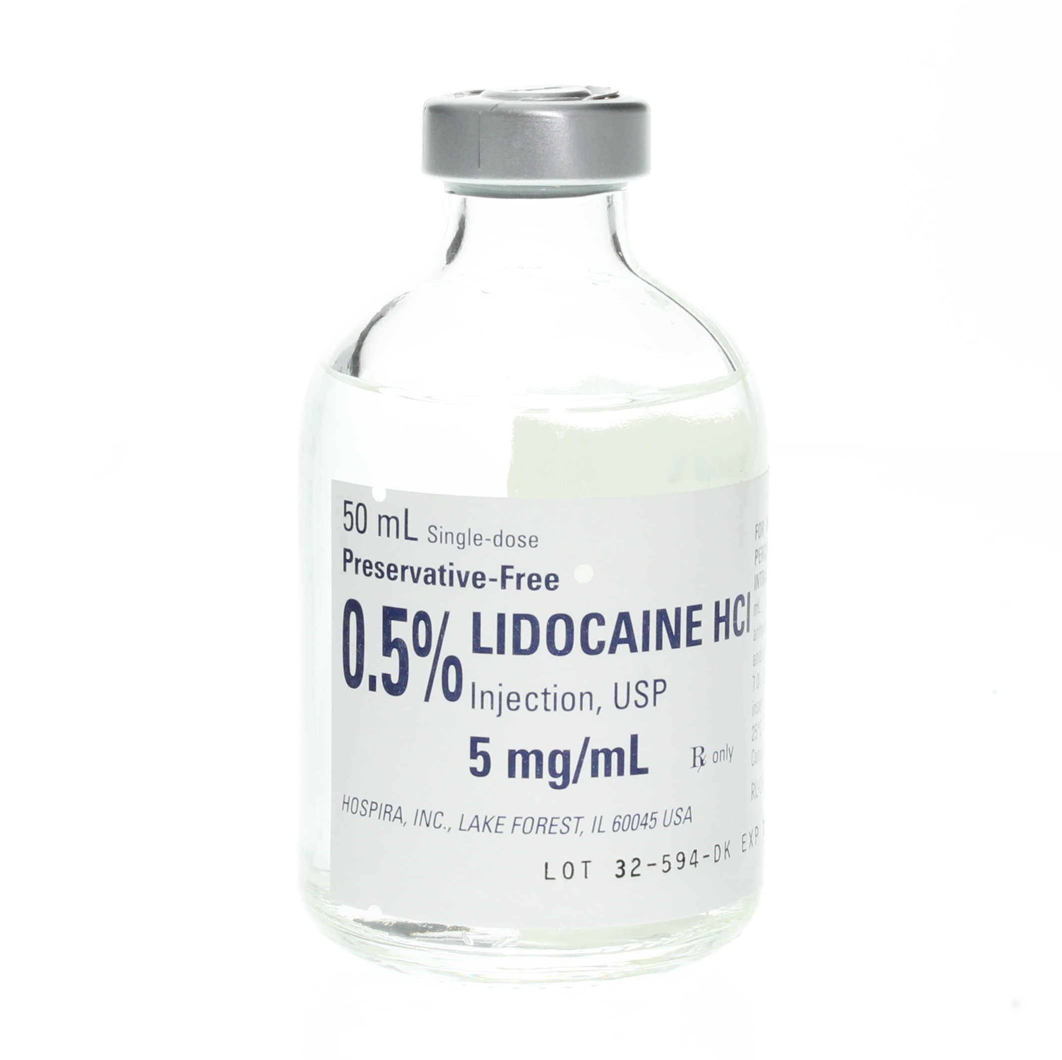 Lidocaine 0.5% 50ml SDV - PF
